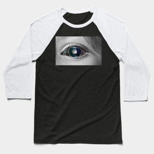 The Universe through our eyes Baseball T-Shirt